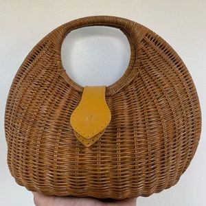 Tommy Bahama Ocean Bluff Wicker Handbag NWT
